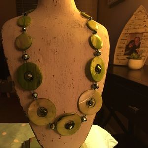 Green Glass Necklace
